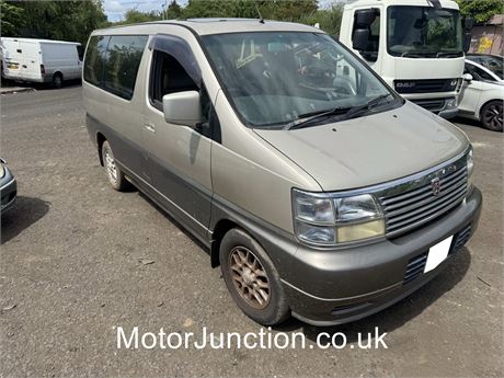 V - GOLD NISSAN ELGRAND 3.0 AUTO  UNRECORDED EZWJMB