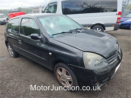 07 BLACK Renault Clio Campus Sport 16v  UNRECORDED- EZWNRN
