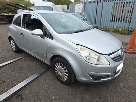 57 - SILVER VAUXHALL CORSA LIFE A/C SEMI-AUTO UNRECORDED EZW-RWV
