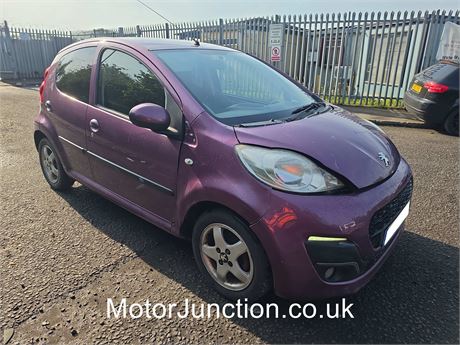 14 - PURPLE Peugeot 107 Allure  - EZWOKP