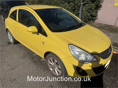 12 - YELLOW Vauxhall Corsa Active AC ecoFLEX  UNRECORDED - EZWRTU