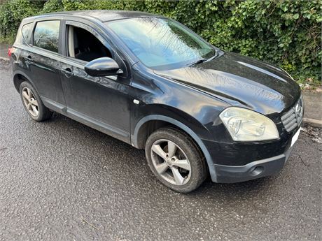 09 - BLACK NISSAN QASHQAI ACENTA DCI  UNRECORDED - EZW-LFV