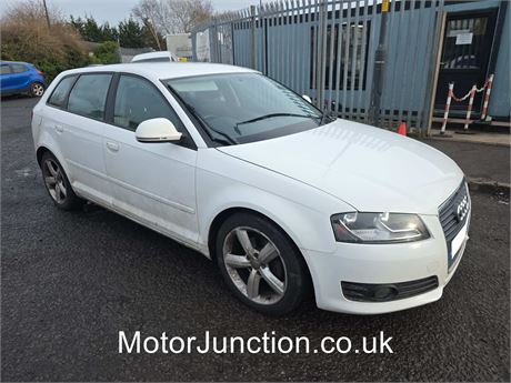 10 WHITE Audi A3 Sportback TDI 138 Sport UNRECORDED - EZWBBU