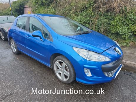 08 - BLUE Peugeot 308 Sport 120  UNRECORDED  - EZWXEG