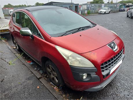 59 - RED PEUGEOT 3008 EXCLUSIVE HDI - EZW-VCJ