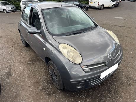 57  - GREY NISSAN MICRA SPIRITA  UNRECORDED - EZW-WYR