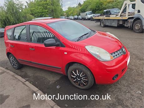 08 - RED Nissan Note Visia UNRECORDED - EZWVBZ