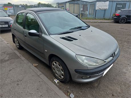02 - GREY PEUGEOT 206 LX  EZW-HKL