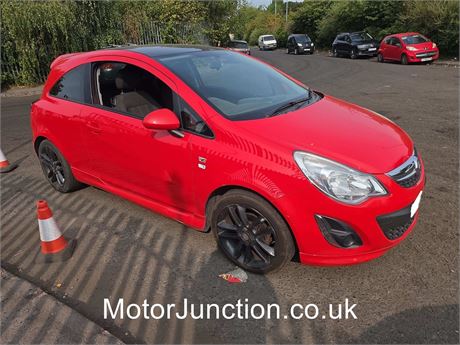 12 - RED Vauxhall Corsa Limited Edition  UNRECORDED EZWDDE