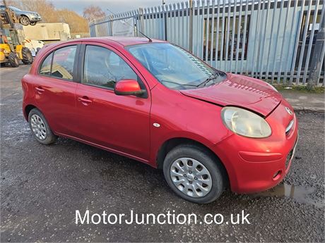 13 RED Nissan Micra Acenta - EZWEUD