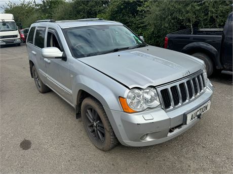 08 - SILVER JEEP G-CHEROKEE OVERLAND CRD A   UNRECORDED - EZW-OMK