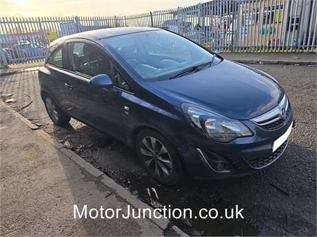14 - BLUE Vauxhall Corsa ExiteAC UNRECORDED - EZWFYC