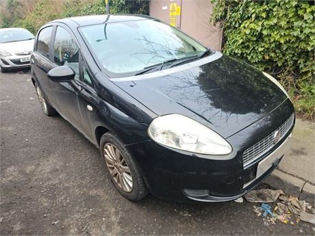 58 - BLACK FIAT GRANDE PUNTO ELEGANZA UNRECORDED - EZW-TKO