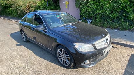 09 - BLACK MERCEDES C220 SPORT CDI AUTO UNRECORDED - EZW-HNO