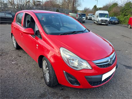 11 - RED Vauxhall Corsa Exite AC UNRECORDED- EZWEHW