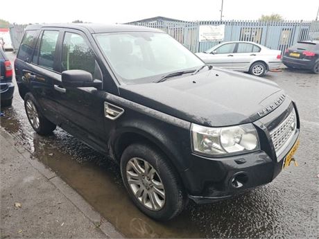 08 - BLACK LAND ROVER FREELANDER HSE TD4 UNRECORDED - EZW-RZV