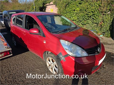 59 - RED Nissan Note N-Tec dCi UNRECORDED - EZW-NBL