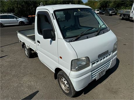 2001 - WHITE SUZUKI CARRY PICK UP 4X4 -  EZW-SCY