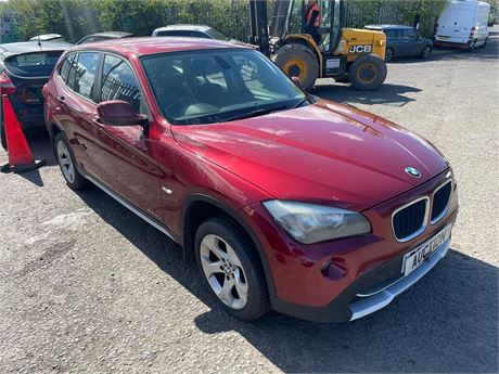 61 - RED BMW X1 SDRIVE20D SE UNRECORDED - EZW-OWV