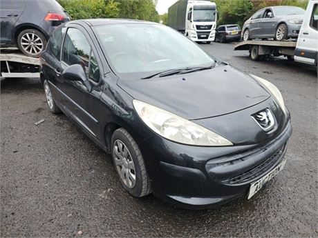 56 - BLACK PEUGEOT 207 S  UNRECORDED - EZW-NZF