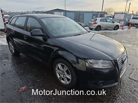 59 - BLACK Audi A3 Sportback SE TDI UNRECORDED- EZWSXV