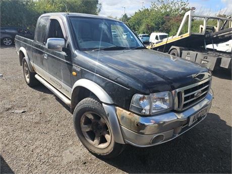 2004 - BLACK FORD RANGER S-CAB XLT THUNDER UNRECORDED - EZW-UGN