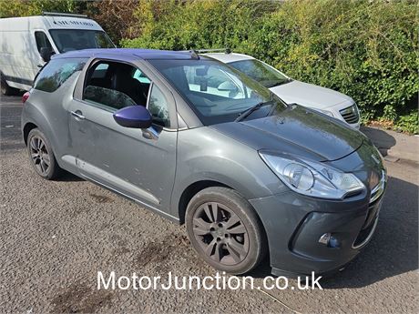 13 - GREY CITROEN DS3 DSTYLE UNRECORDED  EZW-WFU