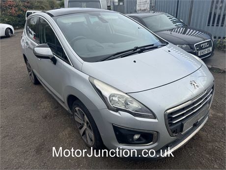 14 - SILVER PEUGEOT 3008 ALLURE HDI UNRECORDED - EZW-DZC
