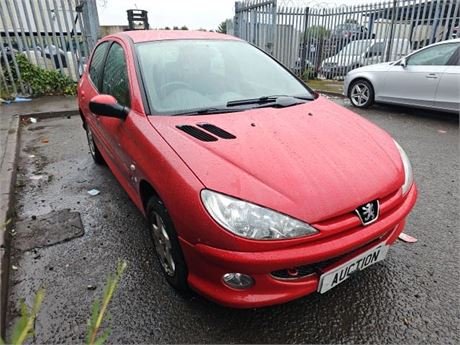 55 - RED PEUGEOT 206 SPORT UNRECORDED - EZW-YPF