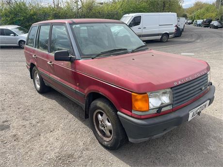 1996 - RED LAND ROVER RANGEROVER 2.5 DSE UNRECORDED - EZW-GAH