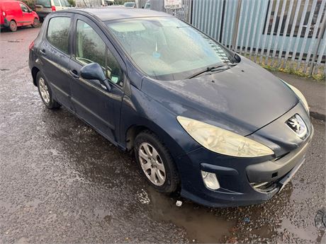 09 - BLUE PEUGEOT 308 S DT  UNRECORDED - EZW-YUJ