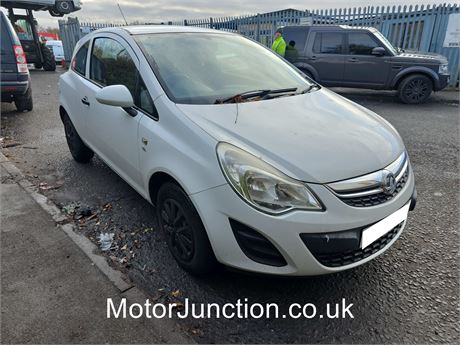 62 - WHITE Vauxhall Corsa S ecoFLEX  UNRECORDED  EZW-DYH