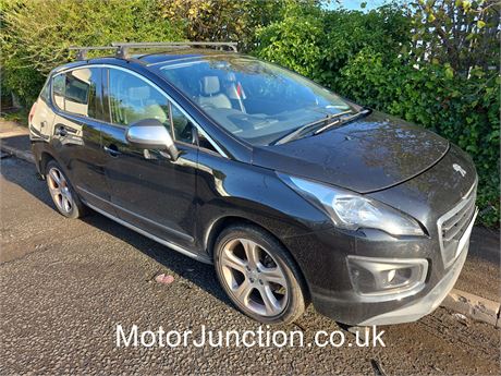 14 - BLACK PEUGEOT 3008 ALLURE HDI UNRECORDED - EZW-YRE