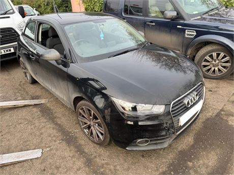 60 - BLACK AUDI A1 SPORT TDI UNRECORDED  EZW-ULS