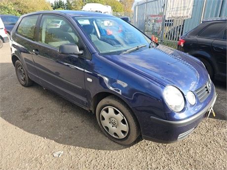 53 - BLUE VOLKSWAGEN POLO E UNRECORDED  - EZW-CYO