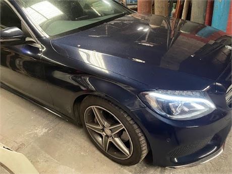17 -  BLUE MERCEDES-BENZ C200 D AMG LINE AUTO - EZP-CWN