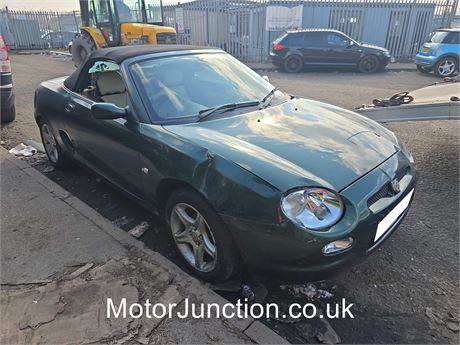 2001 GREEN MG MGF UNRECORDED- EZWJVV