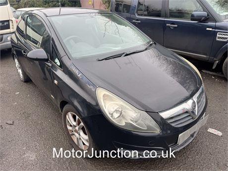 58 - BLACK Vauxhall Corsa SXi A/C UNRECORDED- EZWEFM