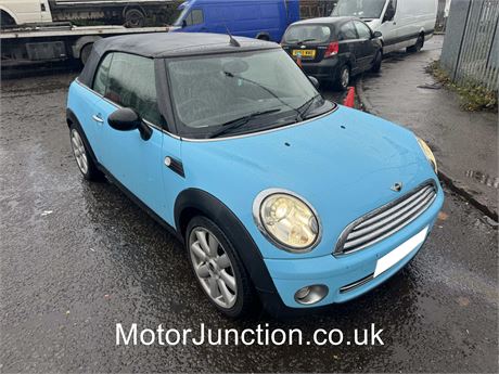10 - BLUE Mini Cooper Auto Convertible UNRECORDED - EZW-NKK
