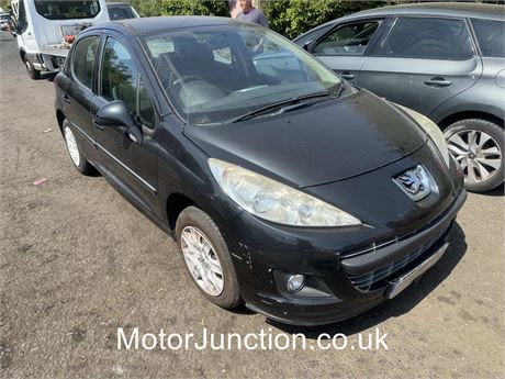 61 BLACK Peugeot 207 Active Hdi  UNRECORDED EZWHOJ