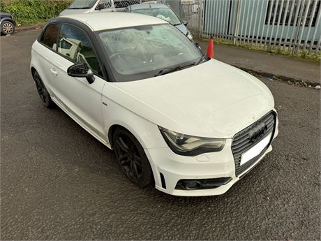 2014 WHITE AUDI A1 S LINE STYLE EDITION TFSI UNRECORDED - EZW-HJW