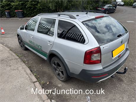 13 - SILVER Skoda Octavia Scout TDI CR UNRECORDED  EZWJVZ