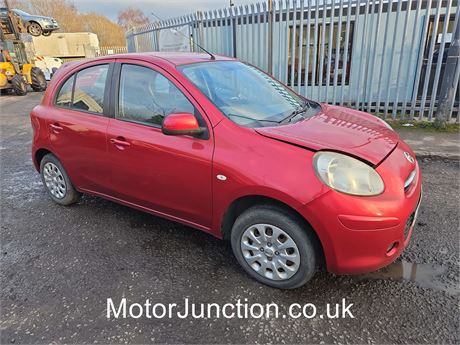 13 RED Nissan Micra Acenta - EZWEUD