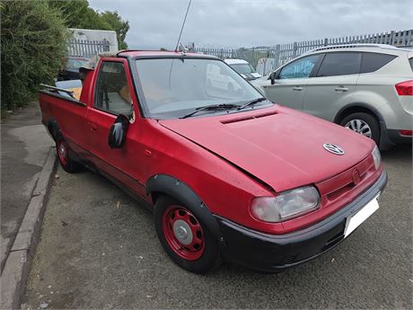 1996 WHITE VOLKSWAGEN CADDY PICK-UP 1.9 SD UNRECORDED EZW-WFH
