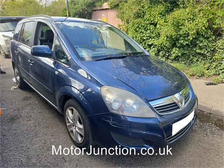 60 - BLUE Vauxhall Zafira Exclusive UNRECORDED - EZWPBO