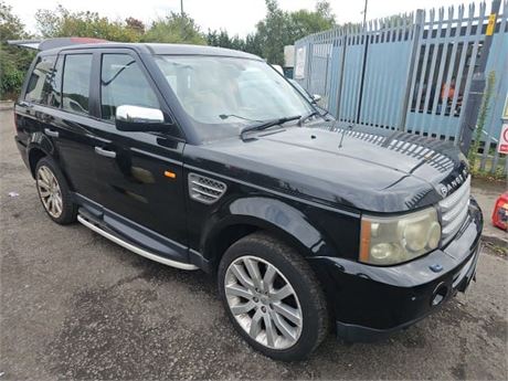 55 - BLACK LAND ROVER RANGEROVER SPT V8SC STD AUTO UNRECORDED - EZW-PZL