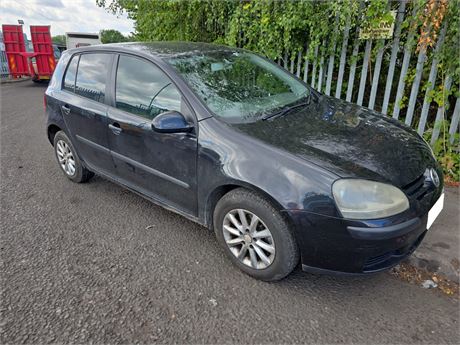 04 BLACK VOLKSWAGEN GOLF TDI SE UNRECORDED  - EZW-WBP