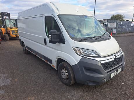 64 - WHITE CITROEN RELAY 35 L3H2 HDI UNRECORDED - EZW-ZTV