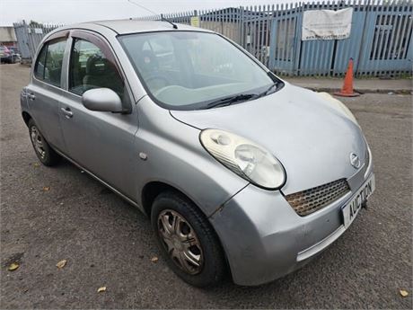 02 - SILVER NISSAN MICRA AUTO UNRECORDED - EZW-CAU