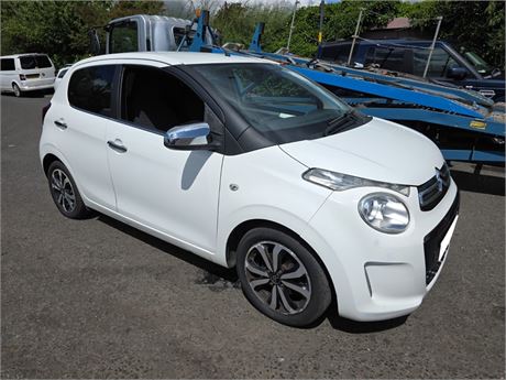 17 - WHITE CITROEN C1 FLAIR PURETECH UNRECORDED - EZW-YBU